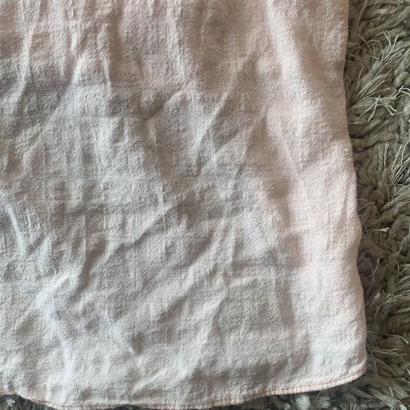 ALL SAINTS Crossover High Lo Flowy Blouse Blush Pink - Picture 13 of 16